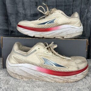 Altra VIA Olympus Womens Running Shoes Size 9.5 White Red ALOA82CR140